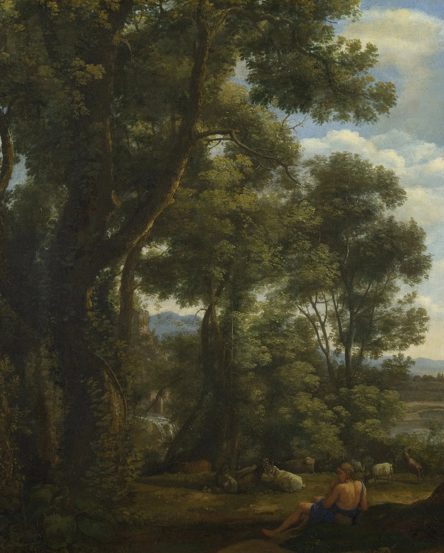 Landschaft mit einem Ziegenhirten und Ziegen - Claude Lorrain