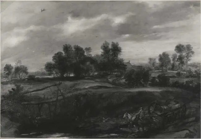 Landschaft mit einer Kutsche - Peter Paul Rubens