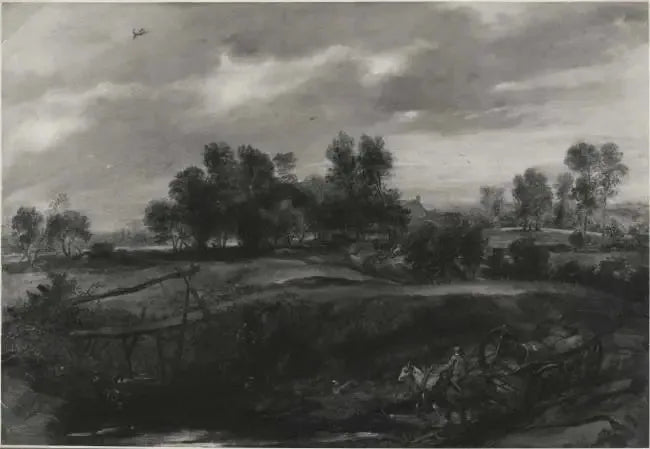 Landschaft mit einer Kutsche - Peter Paul Rubens