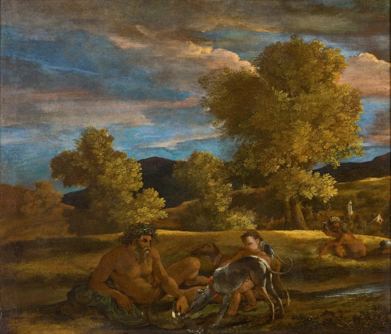 Landschaft mit Venus und Adonis - Nicolas Poussin
