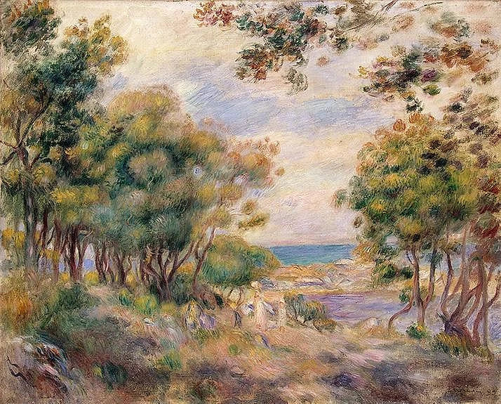 Landschaft in Beaulieu - Pierre-Auguste Renoir