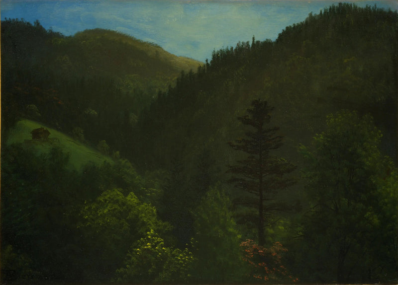 Waldlandschaft - Albert Bierstadt