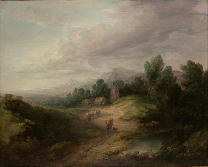 Hochland-Waldlandschaft - Thomas Gainsborough