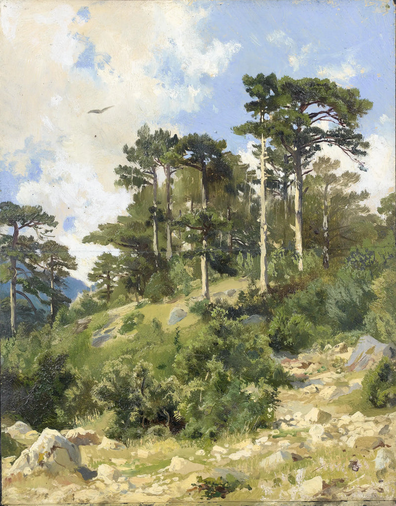 Bewaldete Landschaft - Ivan Chichkine
