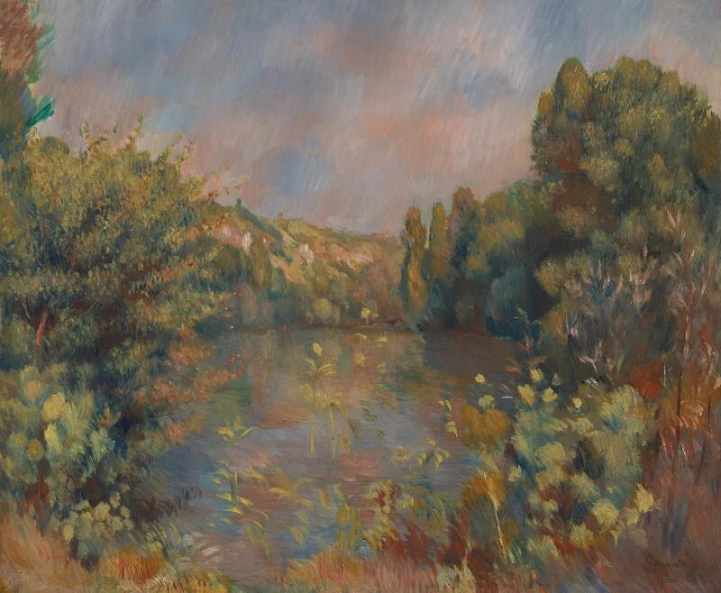Landschaft am Seeufer - Pierre-Auguste Renoir