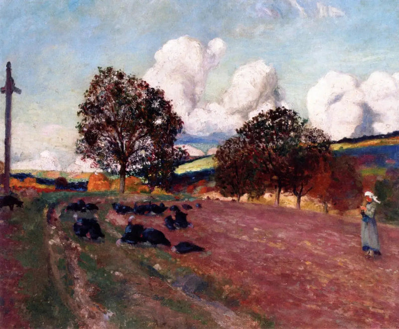 Bretonische Landschaft - Robert Delaunay