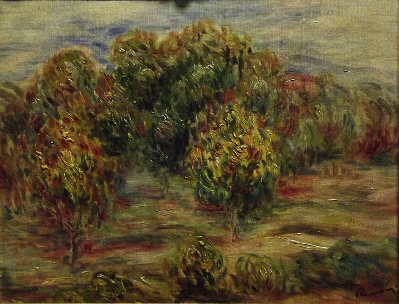 Landschaft bei Cagnes - Pierre-Auguste Renoir