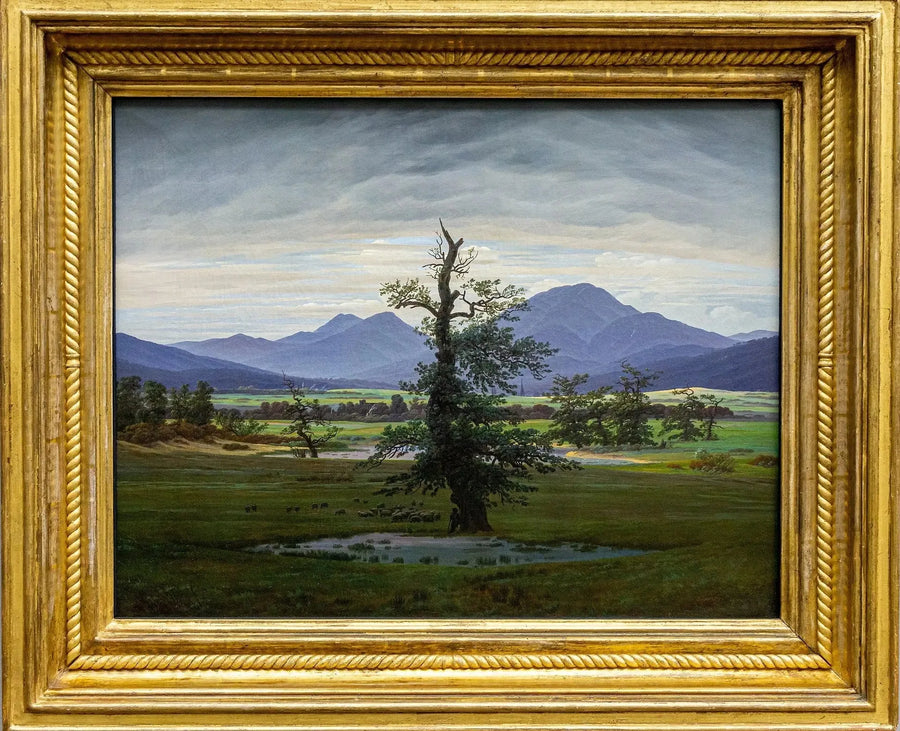 Ländliche Landschaft, am Morgen - Caspar David Friedrich