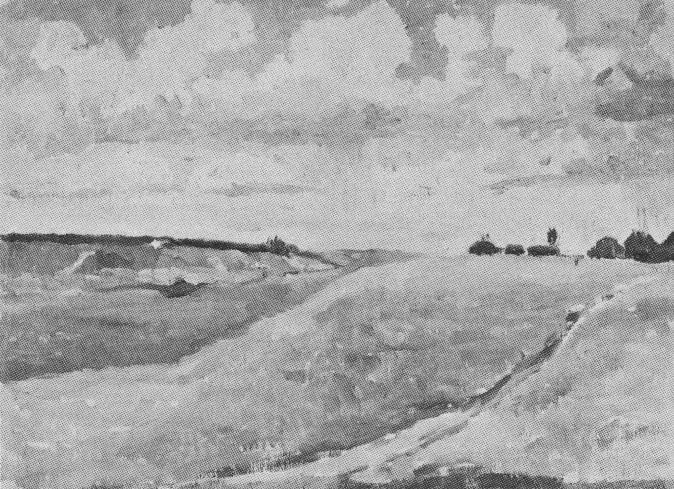 Landschaft, Felder - Kazimir Malevich