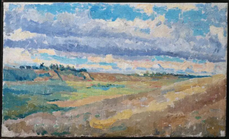 Landschaft, Felder - Kazimir Malevich