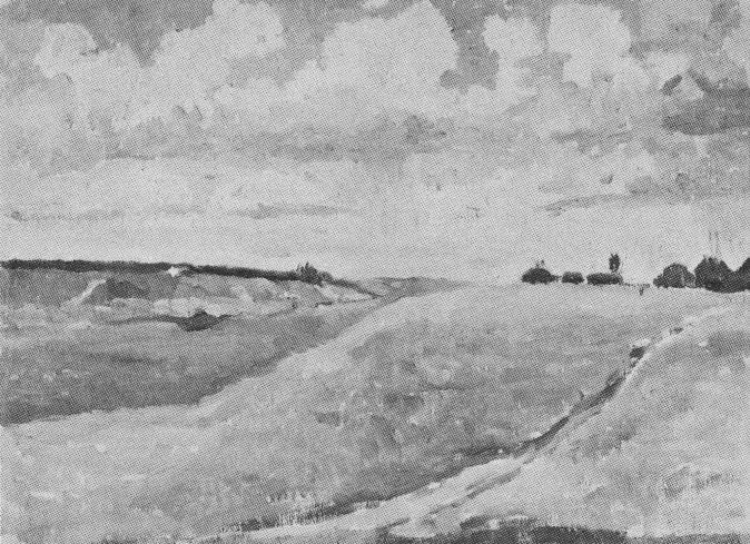 Landschaft, Felder - Kazimir Malevich