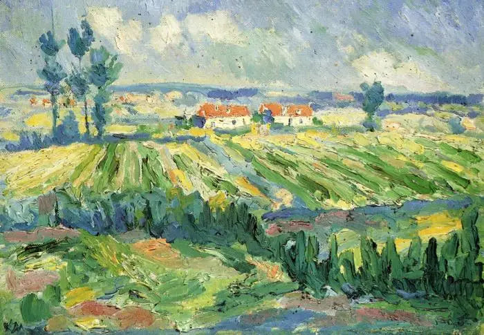 Landschaft, Felder - Kazimir Malevich