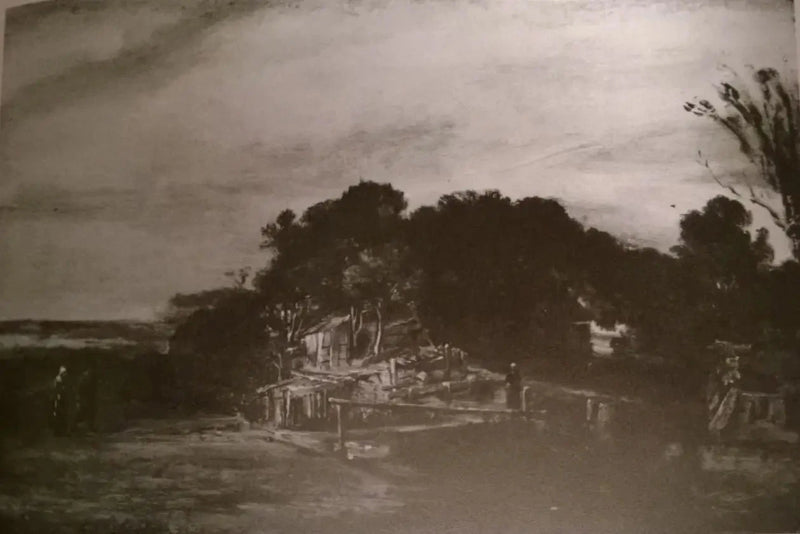 Landschaft mit Chalets - Rembrandt