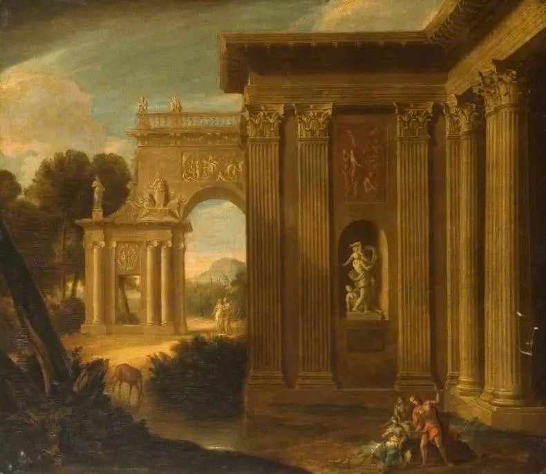 Klassische Landschaft - Giovanni Paolo Panini