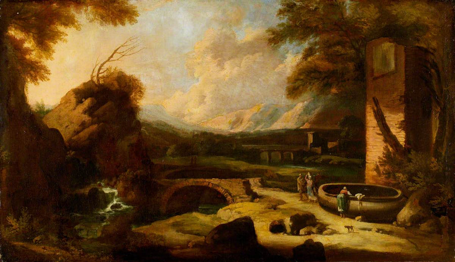 Klassische italienische Landschaft - Sebastiano Ricci