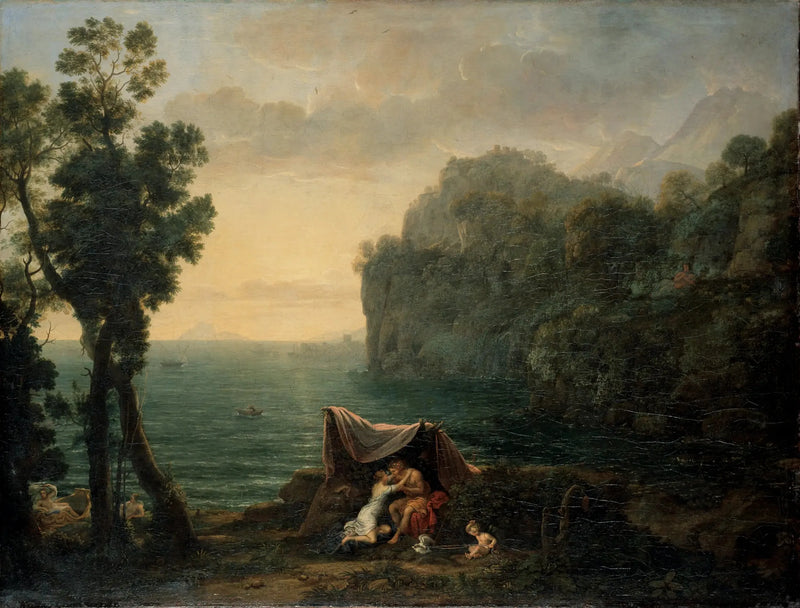 Küstenlandschaft mit Acis und Galatea - Claude Lorrain