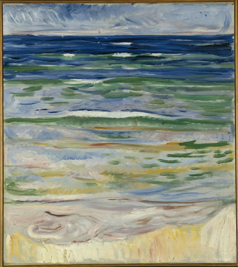Küstenlandschaft von Warnemünde - Edvard Munch