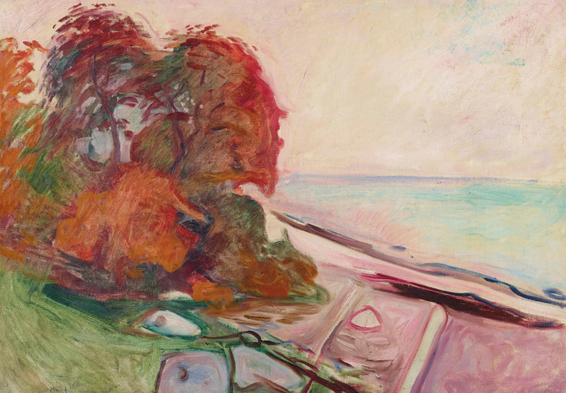 Küstenlandschaft - Edvard Munch