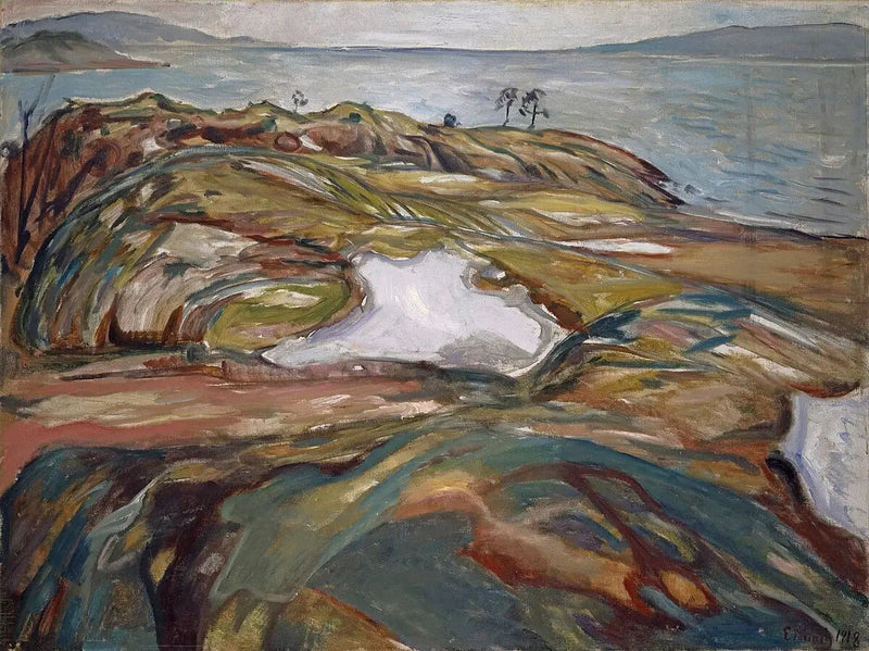Küstenlandschaft - Edvard Munch