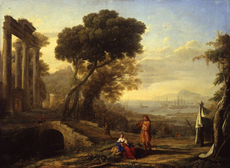 Italienische Küstenlandschaft - Claude Lorrain