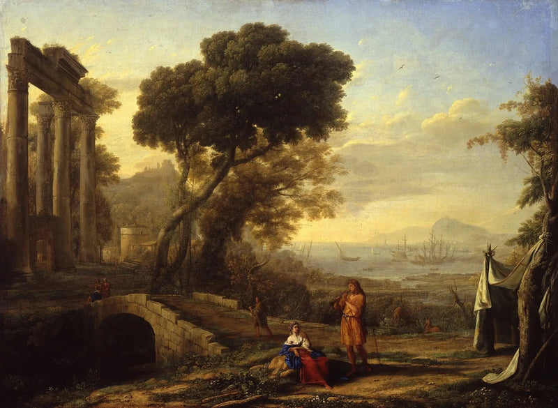 Italienische Küstenlandschaft - Claude Lorrain