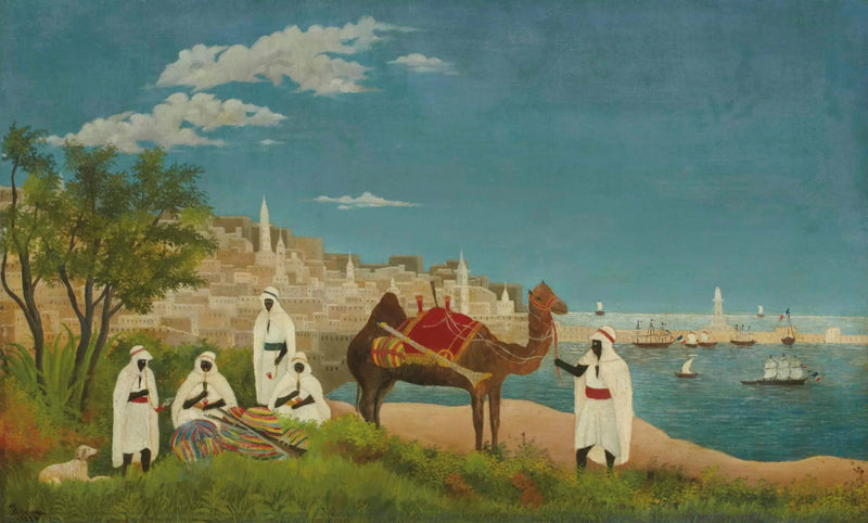Algerischer Landschaft - Henri Rousseau