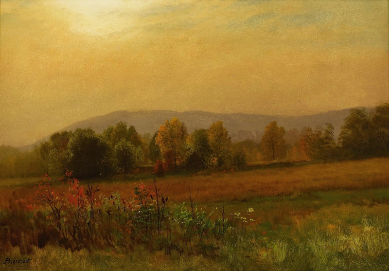Herbstlandschaft, Neuengland - Albert Bierstadt