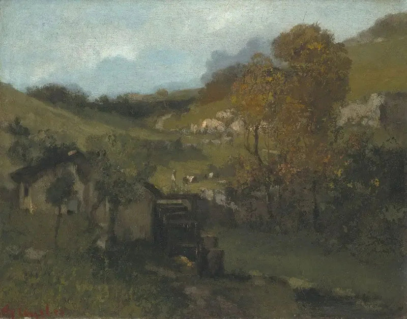 Sommerlandschaft - Gustave Courbet