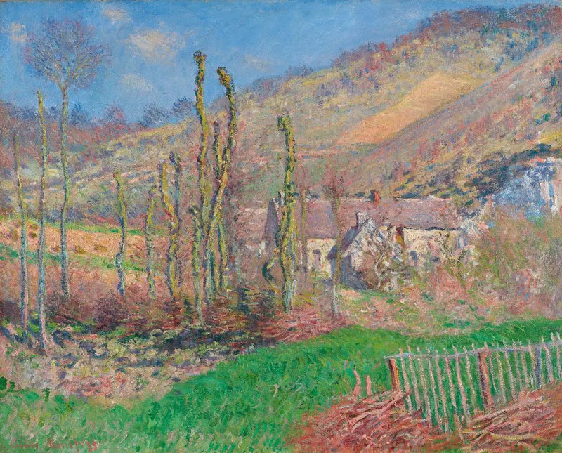 Winterlandschaft im Tal von Falaise (Giverny) - Claude Monet
