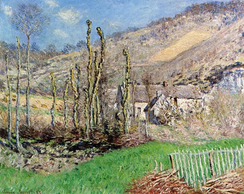 Winterlandschaft im Tal von Falaise (Giverny) - Claude Monet