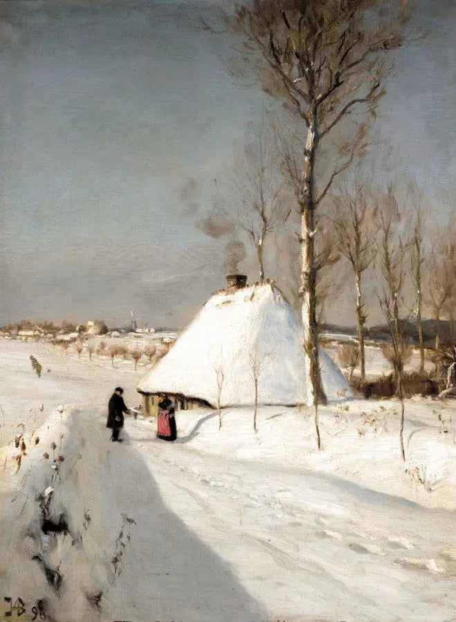 Winterlandschaft. - H. A. Brendekilde