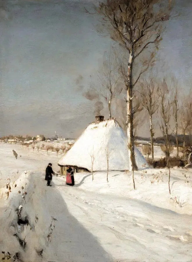 Winterlandschaft. - H. A. Brendekilde