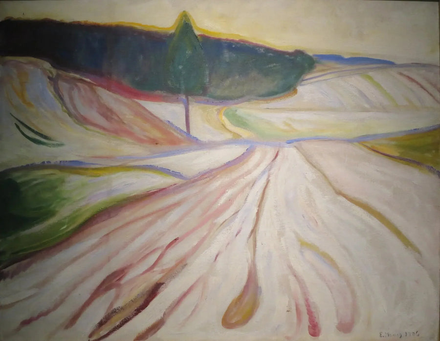 Winterlandschaft, Thüringen - Edvard Munch