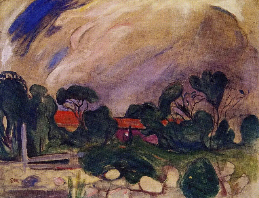 Sturmlandschaft - Edvard Munch
