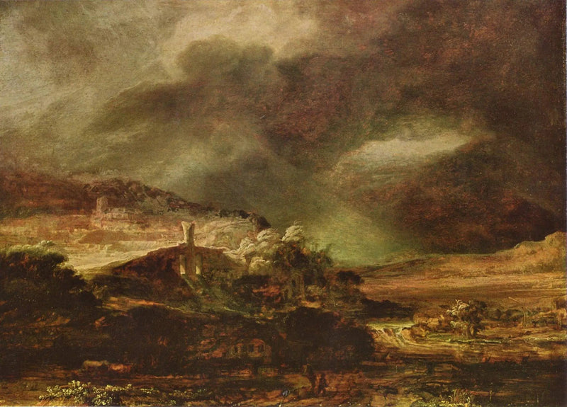 Sturmlandschaft - Rembrandt