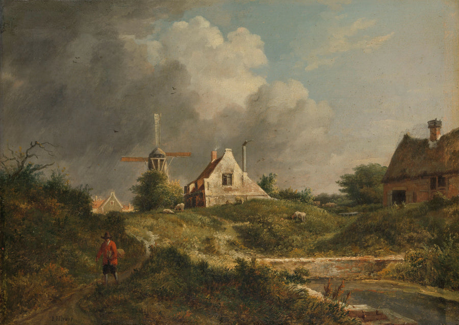 Paysage dans le Gooi - Jan Hulswit