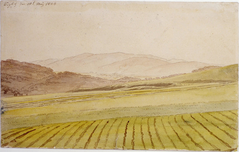 Landschaft von Böhmen - Caspar David Friedrich