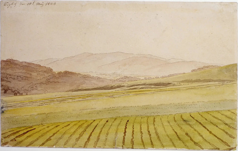 Landschaft von Böhmen - Caspar David Friedrich