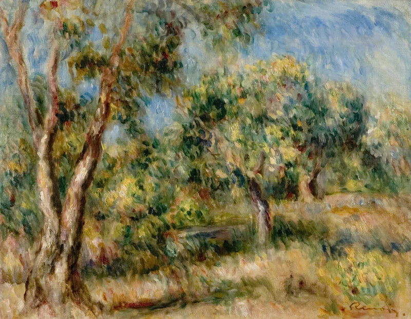 Landschaft von Cagnes - Pierre-Auguste Renoir