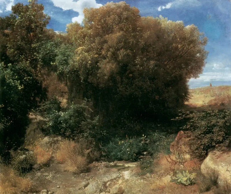 Landschaftsbild - Arnold Böcklin