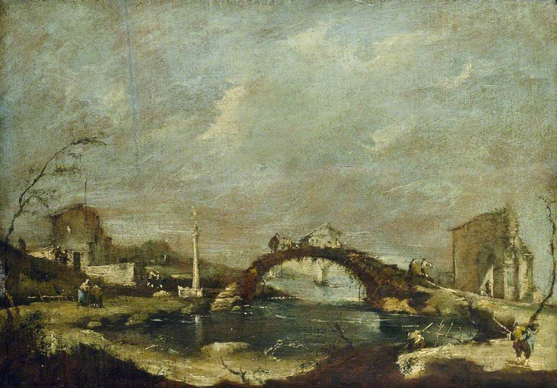 Capriccio-Landschaft - Francesco Guardi