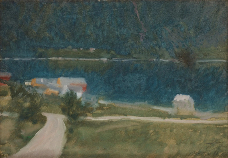 Fjordlandschaft - Anders Zorn