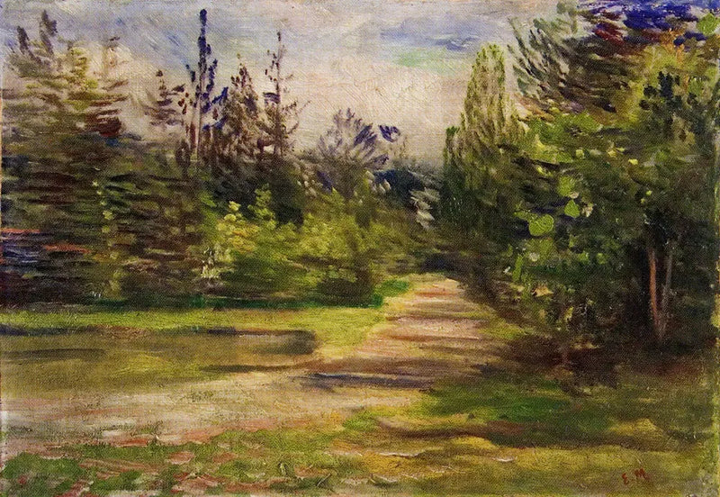 Waldlandschaft - Edvard Munch