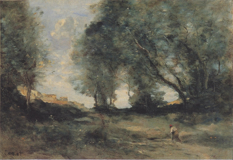 Waldlandschaft - Jean-Baptiste Camille Corot