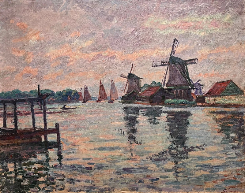 Holländische Landschaft - Armand Guillaumin