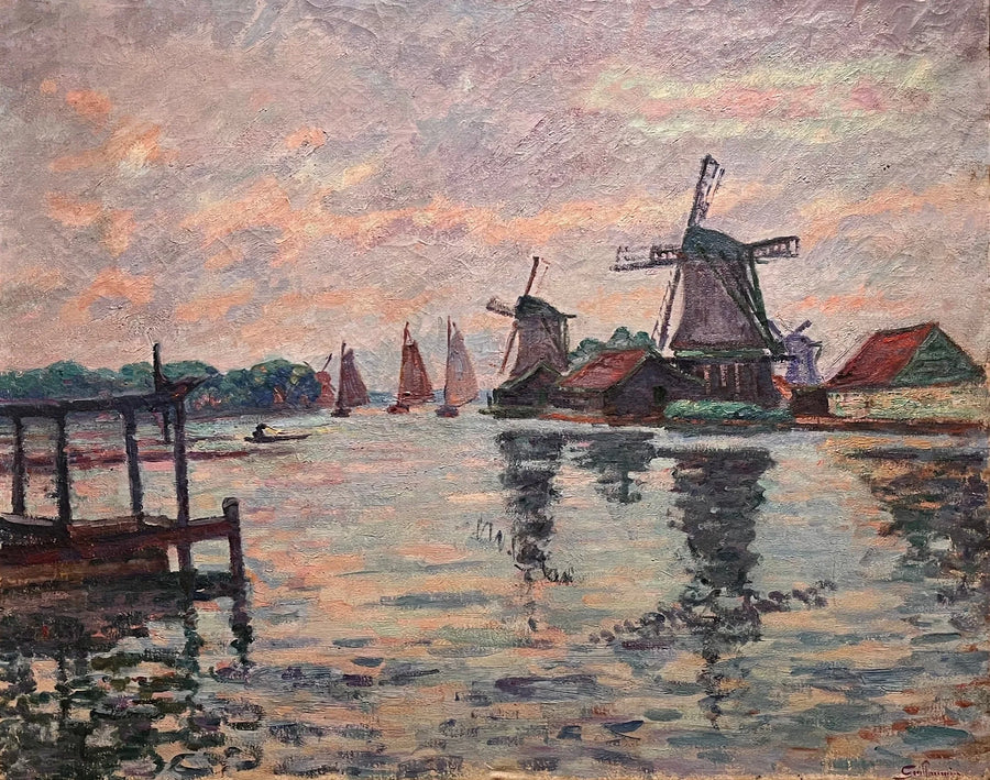 Holländische Landschaft - Armand Guillaumin