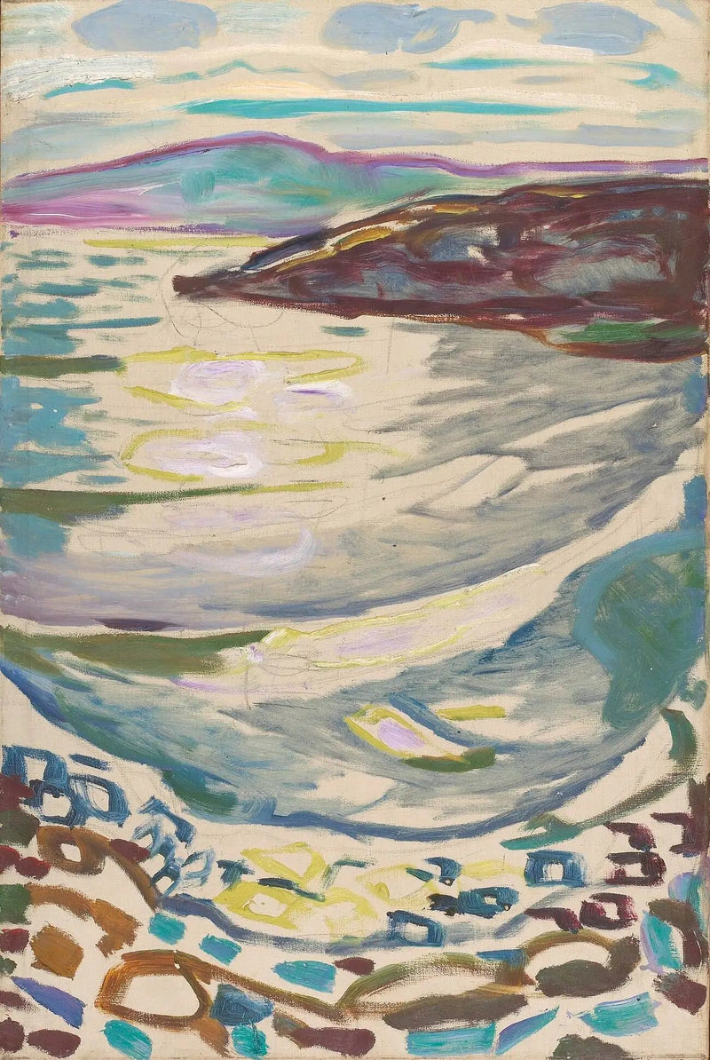 Landschaft von Hvitsten - Edvard Munch