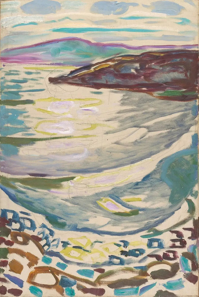 Landschaft von Hvitsten - Edvard Munch