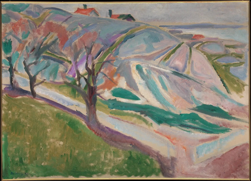 Landschaft von Kragerø - Edvard Munch