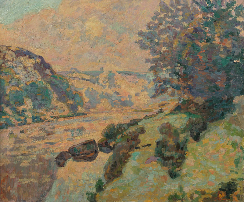 Landschaft der Creuse: Nebel bei Crozant - Armand Guillaumin